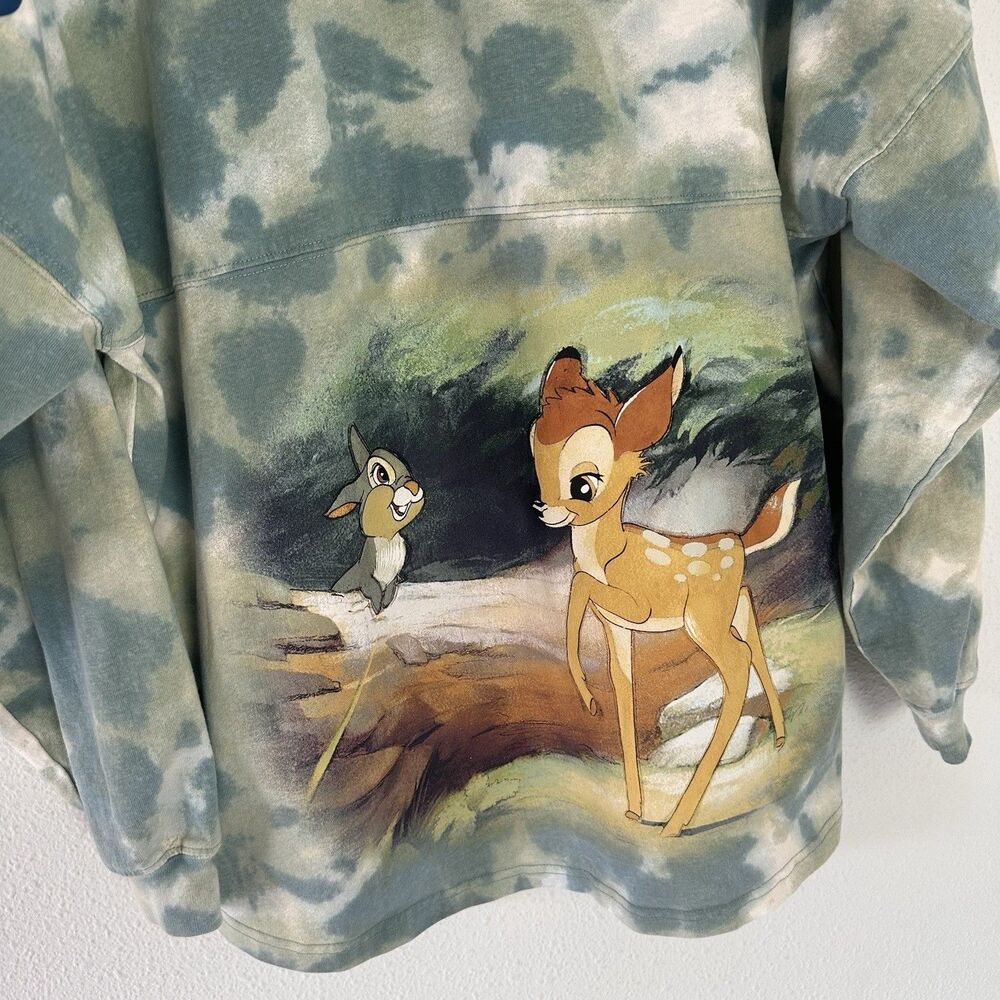 Walt Disney World Parks Bambi & Thumper Tie Dye Spirit Jersey Adult L - Picture 4 of 6